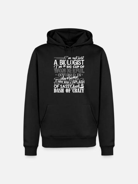 Biologiste Merveilleux Biologiste - Sweat à capuche Premium bio Homme - noir
