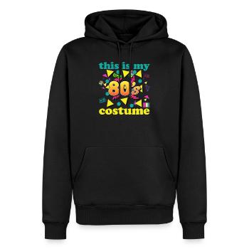 Dies ist My 80s Costume 80er Jahre Kleid Party Retro - Männer Premium Bio Hoodie - Schwarz - Vorne - Nico (187cm)