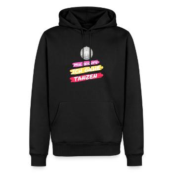 Mir reichts Ich gehe tanzen - Männer Premium Bio Hoodie - Schwarz - Vorne - Nico (187cm)