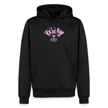 Damen Friseur Geschenk Friseur Salon Priming - Männer Premium Bio Hoodie - Schwarz - Vorne - Nico (187cm)