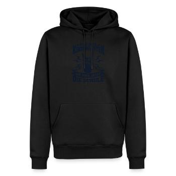 Bye Bye Kindergarten Ich Rock Jetzt Die Schule - Männer Premium Bio Hoodie - Schwarz - Vorne - Nico (187cm)