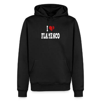 Flamenco Tanz Schule Salsa Spanien - Männer Premium Bio Hoodie - Schwarz - Vorne - Nico (187cm)
