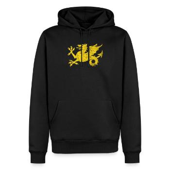 Wessex Wyvern Dragon T-Shirt Angelsächsisches England B. - Männer Premium Bio Hoodie - Schwarz - Vorne - Nico (187cm)