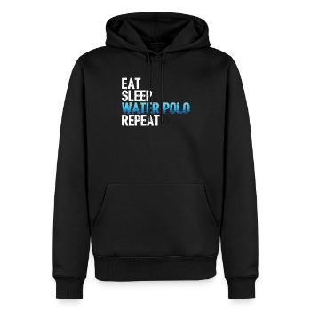 Wasserball Wasserballer Wasserballspieler Geschenk - Männer Premium Bio Hoodie - Schwarz - Vorne - Nico (187cm)