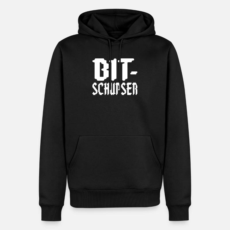 Informatiker Programmierer Webdesign - Männer Premium Bio Hoodie - Schwarz