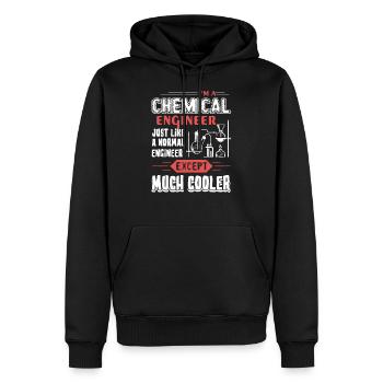 Chemical Engineer Chemical Engineer Cooler - Men’s Premium Organic Hoodie - black - Front - Nico (187cm)