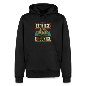 Offroad Offroader Geländewagen 4x4 - Männer Premium Bio Hoodie - Schwarz - Vorne - Nico (187cm)