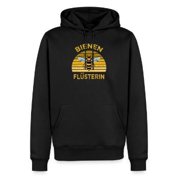 Imkerei Imkerin Bienenzüchter Honigbiene Geschenk - Männer Premium Bio Hoodie - Schwarz - Vorne - Nico (187cm)