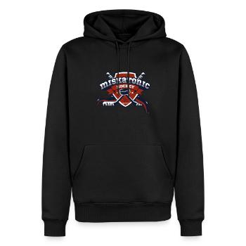 Miskatonic University Arkham Massachussetts - Männer Premium Bio Hoodie - Schwarz - Vorne - Nico (187cm)