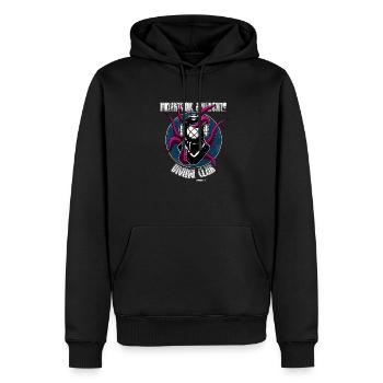 Miskatonic University Arkham Massachussetts - Sweat à capuche Premium bio Homme - noir - Devant - Nico (187cm)