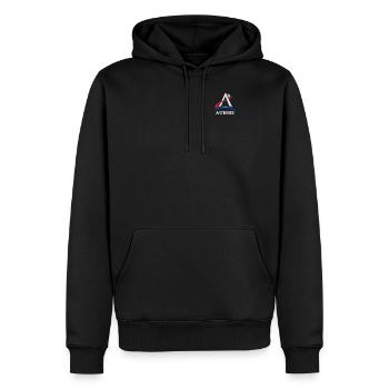 NASA Artemis Mission One Logo Moon Space SLS Progr - Sweat à capuche Premium bio Homme - noir - Devant - Nico (187cm)