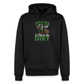 Funny Gardener Garden Hobyygärtner Gift - Men’s Premium Organic Hoodie - black - Front - Nico (187cm)