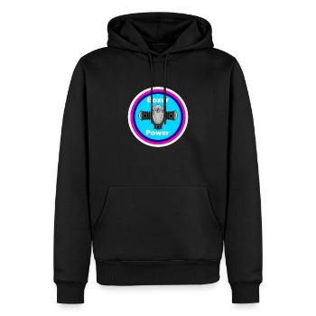 Boxer power - Men’s Premium Organic Hoodie - black - Front - Nico (187cm)