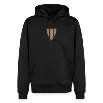 Prusse orientale Prusse armoiries Elchschaufel home - Sweat à capuche Premium bio Homme - noir - Devant - Nico (187cm)