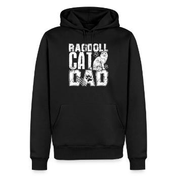 Ragdoll Cat Ragdoll Cat Dad - Männer Premium Bio Hoodie - Schwarz - Vorne - Nico (187cm)