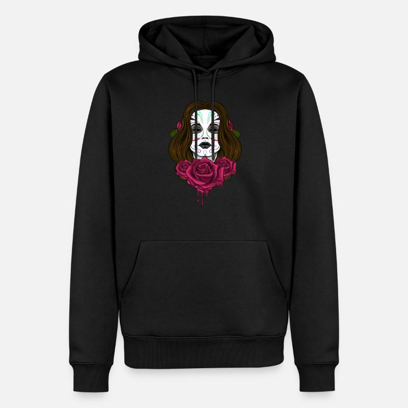 Le jour des morts - Sweat à capuche Premium bio Homme - noir