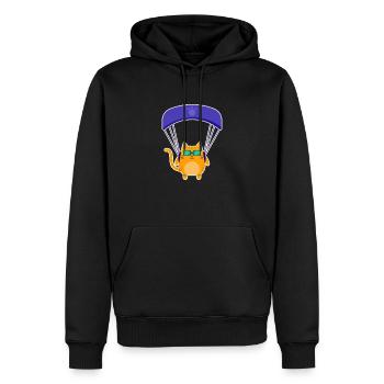 Gleitschirm Paragliding Geschenk Pilot Paraglider - Männer Premium Bio Hoodie - Schwarz - Vorne - Nico (187cm)