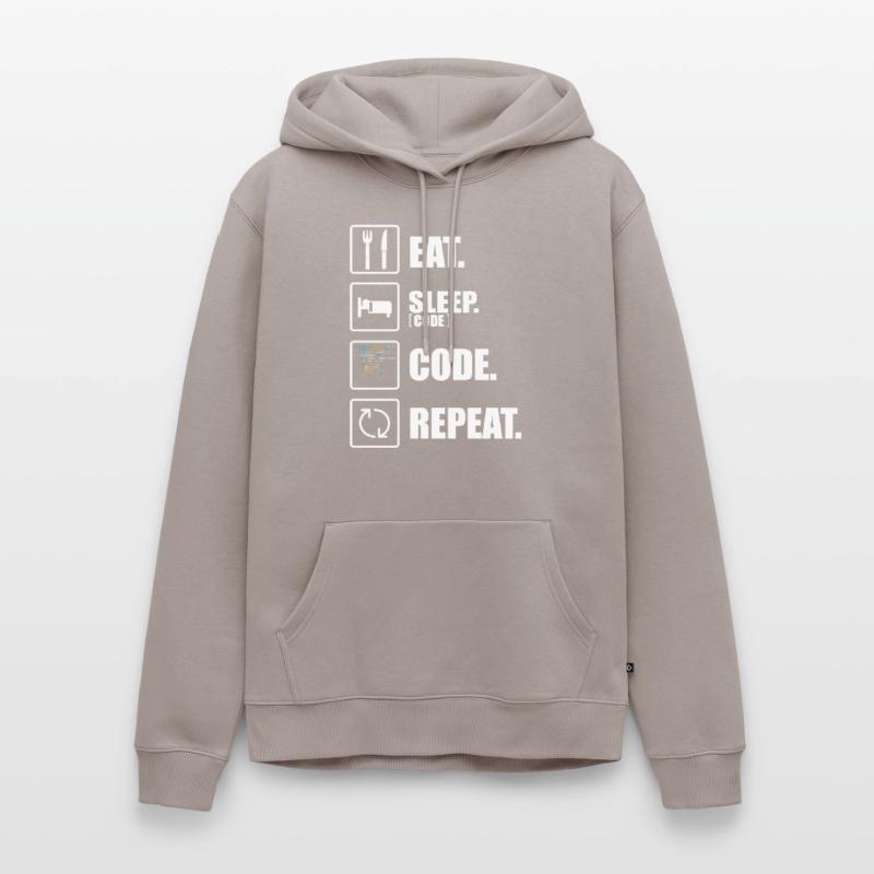 Computer Scientist Funny Programmer Saying Coder Men’s Premium Organic Hoodie