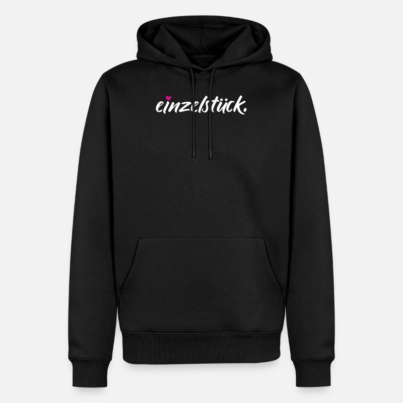 Einzelstück Spruch Witzig - Männer Premium Bio Hoodie - Schwarz