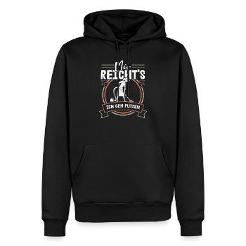 Putzen Vintage Putzfrau Retro Reinigungskraft - Männer Premium Bio Hoodie - Schwarz - Vorne - Nico (187cm)