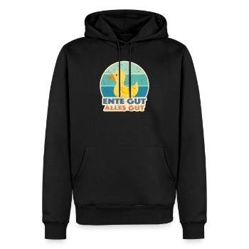 Lustige Enten Spruch Ente Gut I Entenliebhaber - Männer Premium Bio Hoodie - Schwarz - Vorne - Nico (187cm)