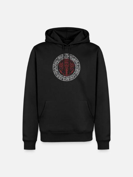 yggdrassil - Men’s Premium Organic Hoodie - black