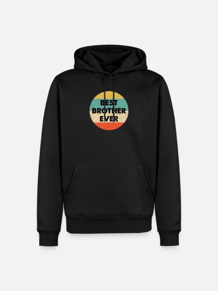Best Brother Ever design - Men’s Premium Organic Hoodie - black