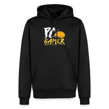 PC-Gamer, Desktop Zocker - Männer Premium Bio Hoodie - Schwarz - Vorne - Nico (187cm)
