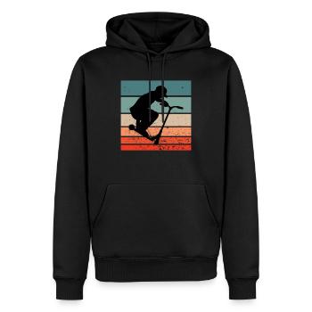 Scooter Roller Skater Tricks - Männer Premium Bio Hoodie - Schwarz - Vorne - Nico (187cm)