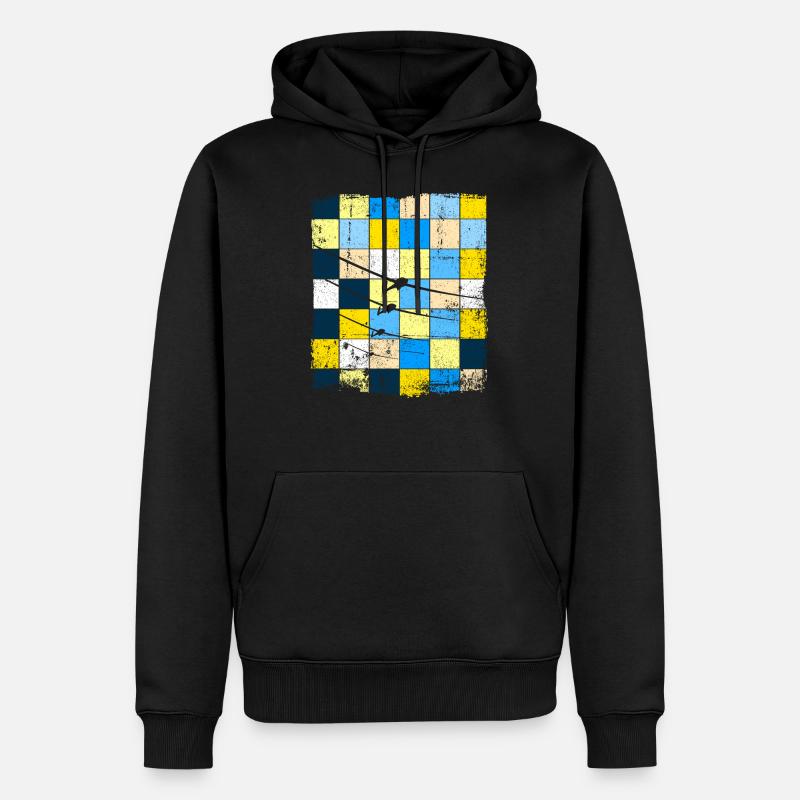 Glider pilot glider flying glider - Men’s Premium Organic Hoodie - black