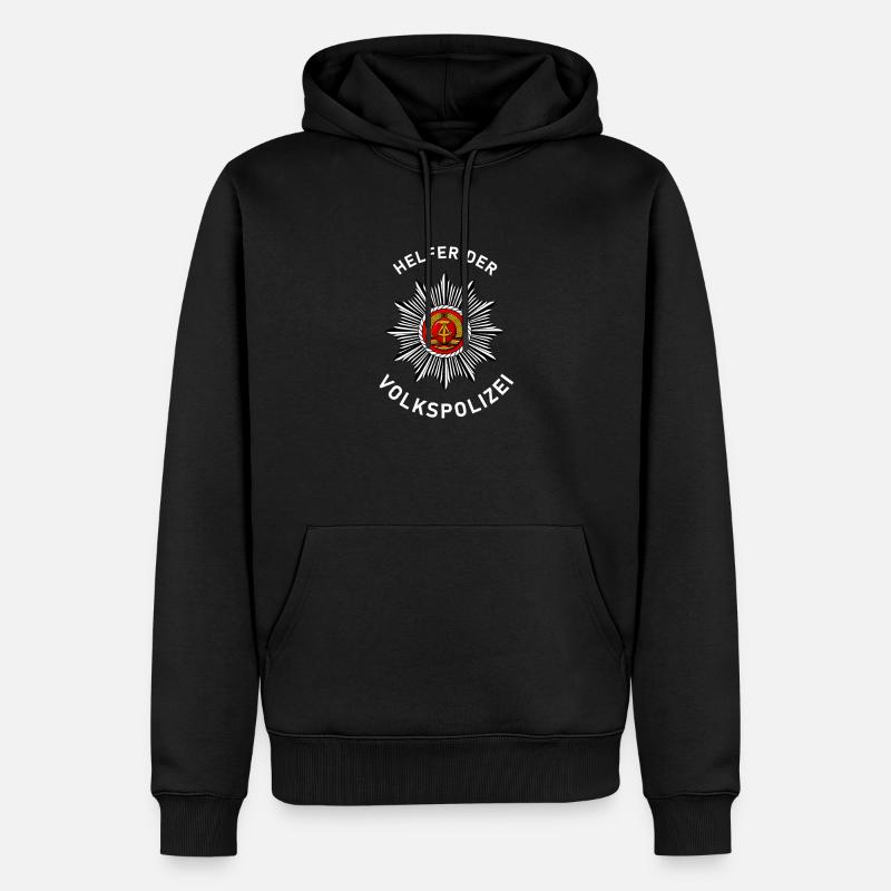 Aides de la police populaire - Sweat à capuche Premium bio Homme - noir