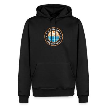 Panneau solaire énergie solaire énergie solaire photovoltaïque - Sweat à capuche Premium bio Homme - noir - Devant - Nico (187cm)