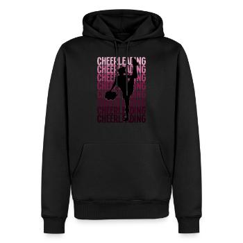 Cheerleading - Männer Premium Bio Hoodie - Schwarz - Vorne - Nico (187cm)