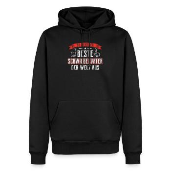 So sieht der Beste Schwiegervater der Welt aus - Männer Premium Bio Hoodie - Schwarz - Vorne - Nico (187cm)