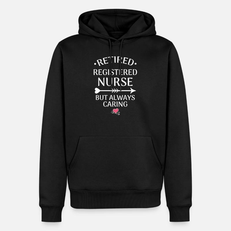 Pension d'infirmière autorisée - Sweat à capuche Premium bio Homme - noir