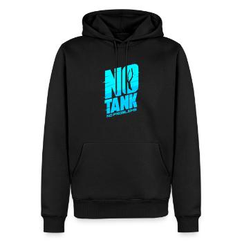 Freediving Freediving No Tank Apnea Divers - Men’s Premium Organic Hoodie - black - Front - Nico (187cm)