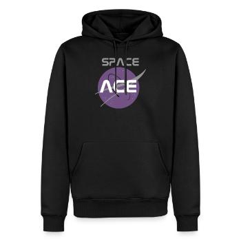 Asexquality LGBTQIA Pride NASA Space Ace Gender Co - Sweat à capuche Premium bio Homme - noir - Devant - Nico (187cm)