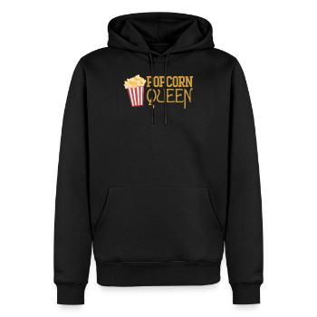 Bon à entendre pour être appelé Poppin' Popcorn Quee - Sweat à capuche Premium bio Homme - noir - Devant - Nico (187cm)