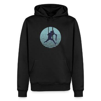 Tretroller Stunt Roller Stunt Scooter Tricks - Männer Premium Bio Hoodie - Schwarz - Vorne - Nico (187cm)