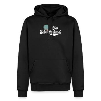 Ping-ping-congs de tennis de table - Sweat à capuche Premium bio Homme - noir - Devant - Nico (187cm)