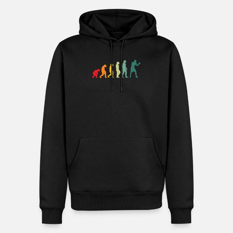 Boxing evolution boxing - Men’s Premium Organic Hoodie - black