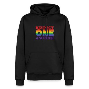 Gay Love Gay Gay Pride Cadeau Pride - Sweat à capuche Premium bio Homme - noir - Devant - Nico (187cm)