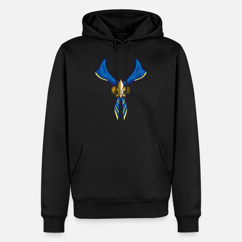 Boy Scout Scout Boy Scout Costume Lily Knot - Sweat à capuche Premium bio Homme - noir