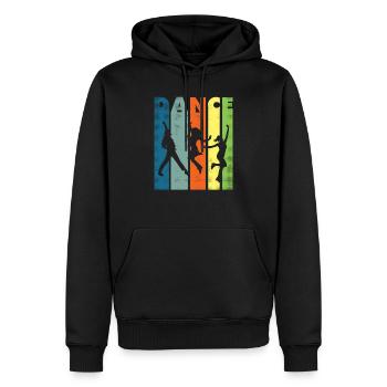 Tanzen Tänzer Tänzerin Tanz Tanzschule - Männer Premium Bio Hoodie - Schwarz - Vorne - Nico (187cm)