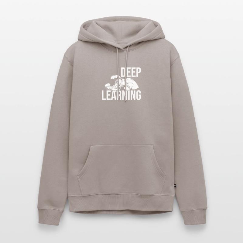 Machine learning Python Data Neural Net Men’s Premium Organic Hoodie