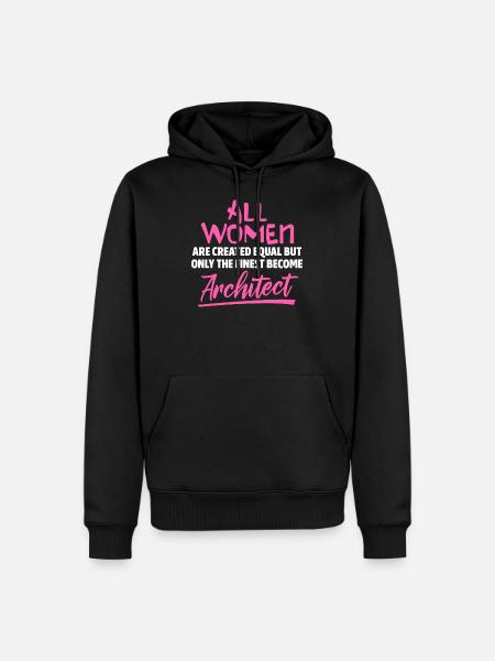 Architect Frau - Men’s Premium Organic Hoodie - black