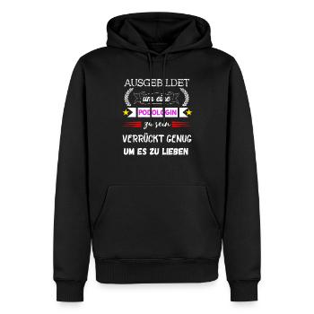 Podologe Fußpflege Pediküre Podologie Geschenke - Männer Premium Bio Hoodie - Schwarz - Vorne - Nico (187cm)