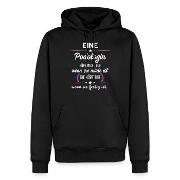 Podologe Fußpflege Pediküre Podologie Geschenke - Männer Premium Bio Hoodie - Schwarz - Vorne - Nico (187cm)