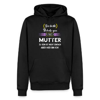 Podologe Fußpflege Pediküre Podologie Geschenke - Männer Premium Bio Hoodie - Schwarz - Vorne - Nico (187cm)