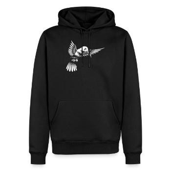 Hummingbird hummingbird gift bird lover - Men’s Premium Organic Hoodie - black - Front - Nico (187cm)